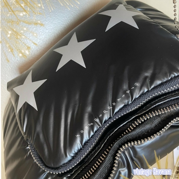 NWT One Shoulder Backpack Vintage Star 1 Strap Trendy Travel Bag Crossbody Sling - Picture 14 of 16